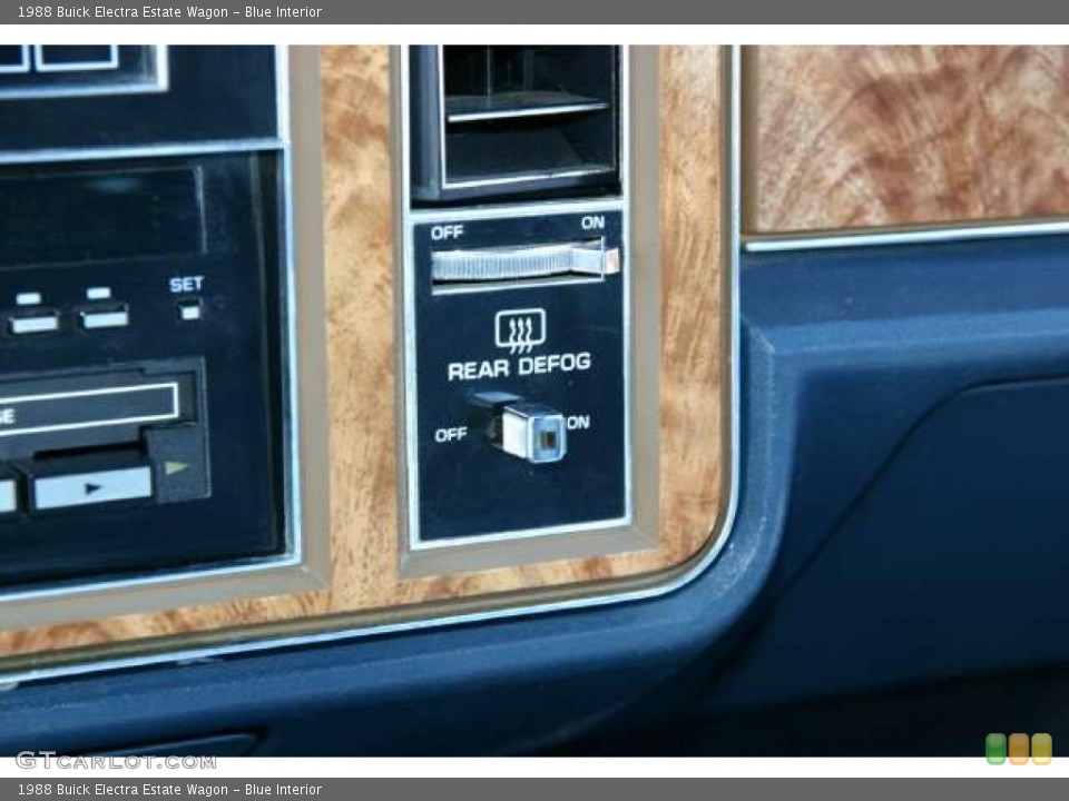 Blue Interior Controls for the 1988 Buick Electra Estate Wagon #41851770