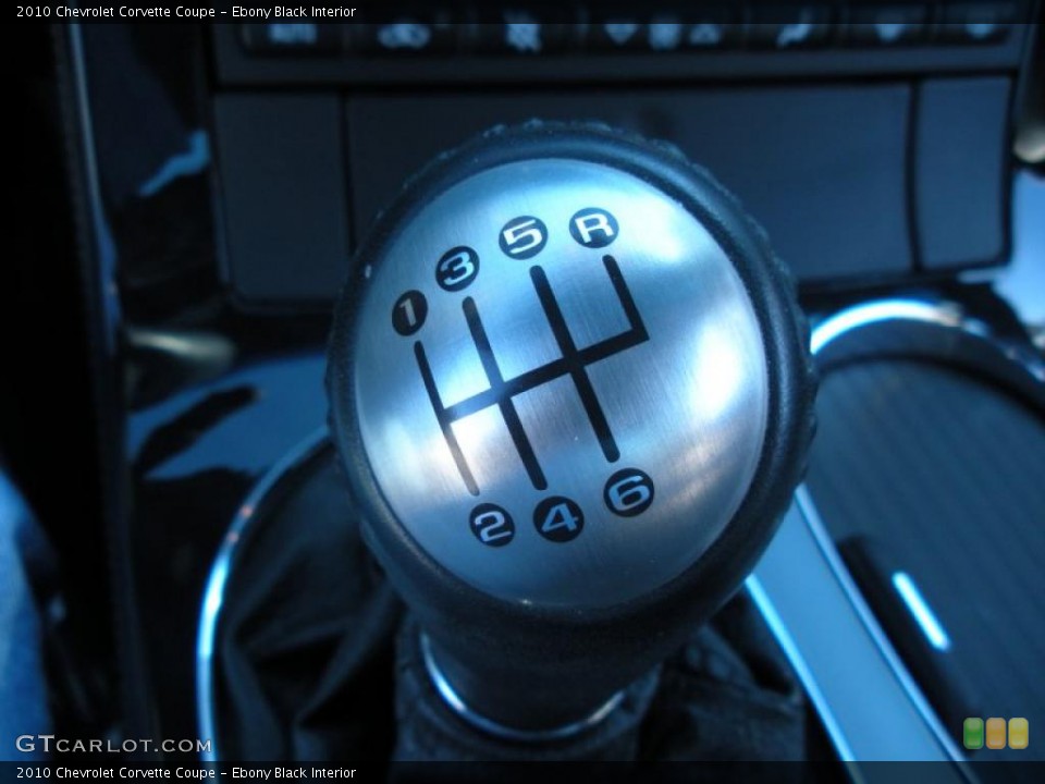 Ebony Black Interior Transmission for the 2010 Chevrolet Corvette Coupe #41851926