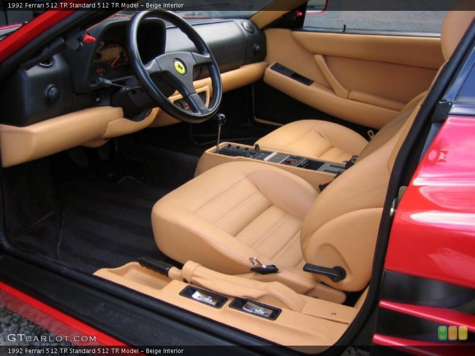 Beige Interior Photo for the 1992 Ferrari 512 TR  #41852374