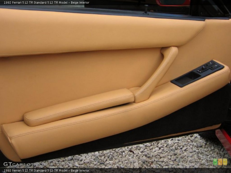Beige Interior Door Panel for the 1992 Ferrari 512 TR  #41852598