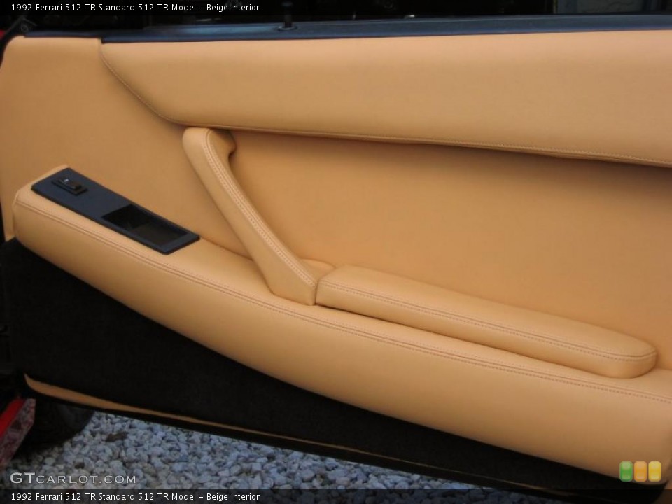 Beige Interior Door Panel for the 1992 Ferrari 512 TR  #41852614