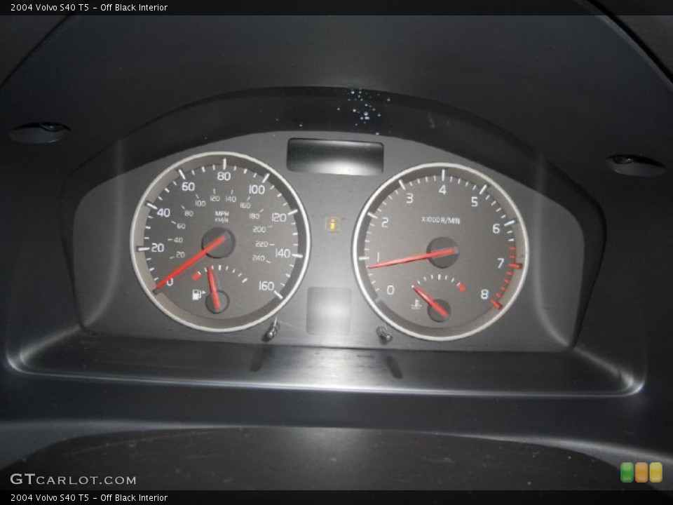 Off Black Interior Gauges for the 2004 Volvo S40 T5 #41858826