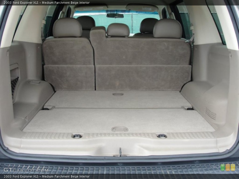 Medium Parchment Beige Interior Trunk for the 2003 Ford Explorer XLS #41859198