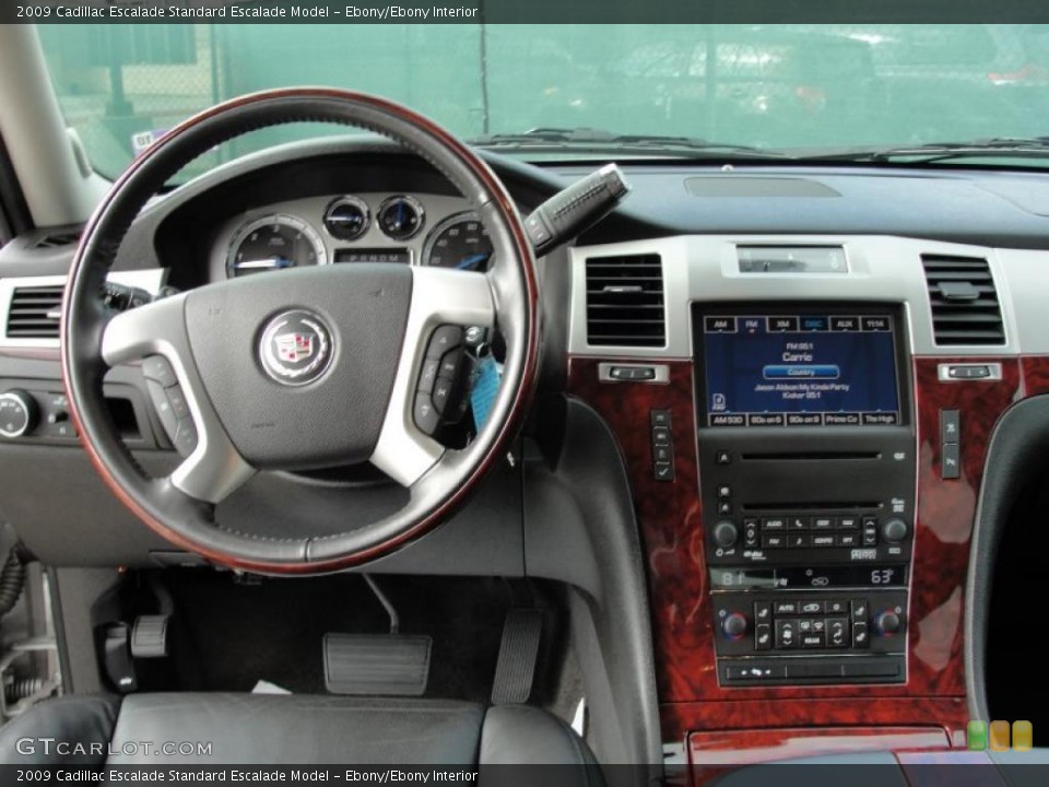 Ebony/Ebony Interior Dashboard for the 2009 Cadillac Escalade  #41862598