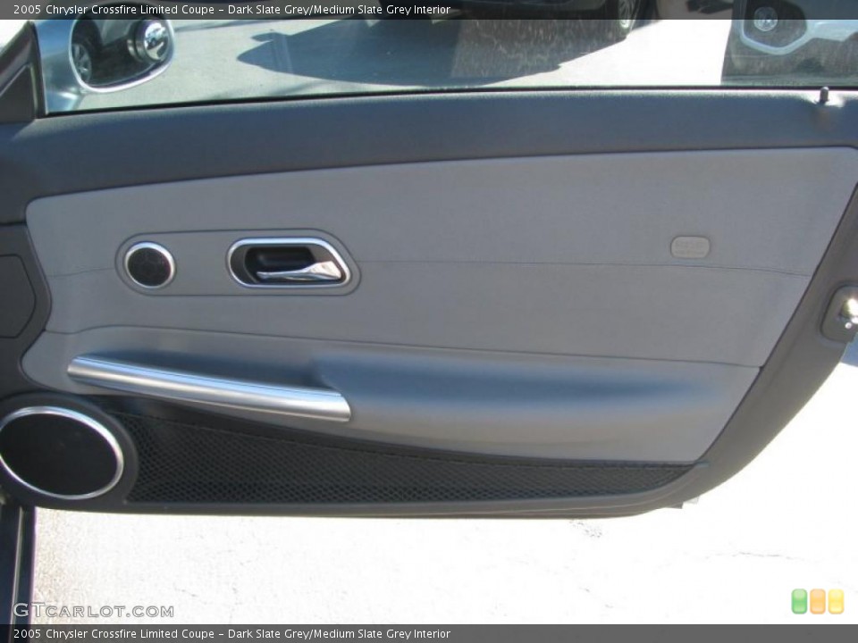 Dark Slate Grey/Medium Slate Grey Interior Door Panel for the 2005 Chrysler Crossfire Limited Coupe #41863810