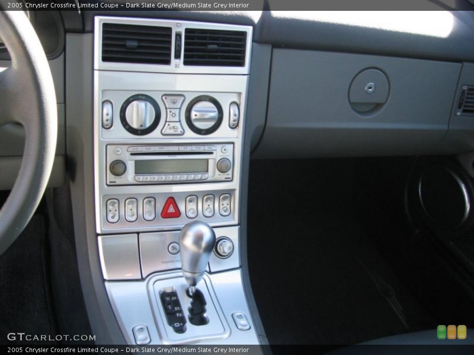 Dark Slate Grey/Medium Slate Grey Interior Controls for the 2005 Chrysler Crossfire Limited Coupe #41863850