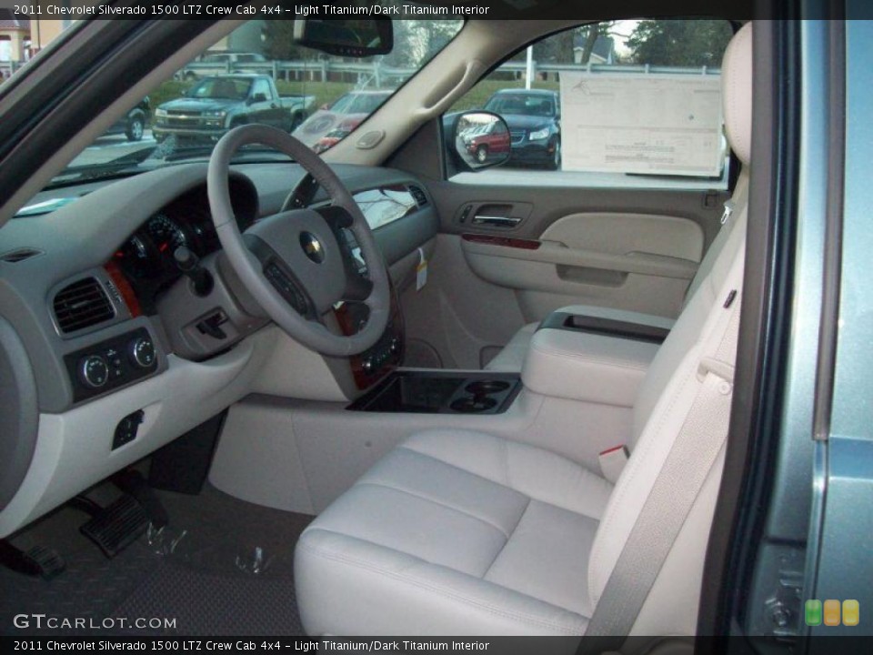 Light Titanium/Dark Titanium Interior Photo for the 2011 Chevrolet Silverado 1500 LTZ Crew Cab 4x4 #41864626