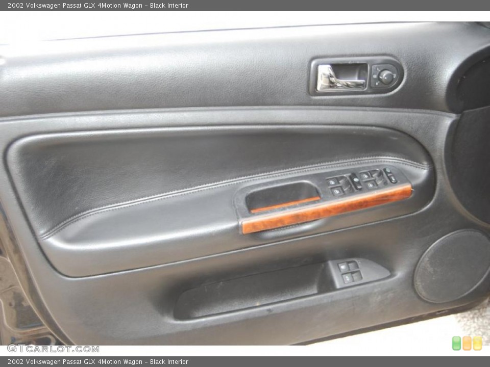 Black Interior Door Panel for the 2002 Volkswagen Passat GLX 4Motion Wagon #41866729