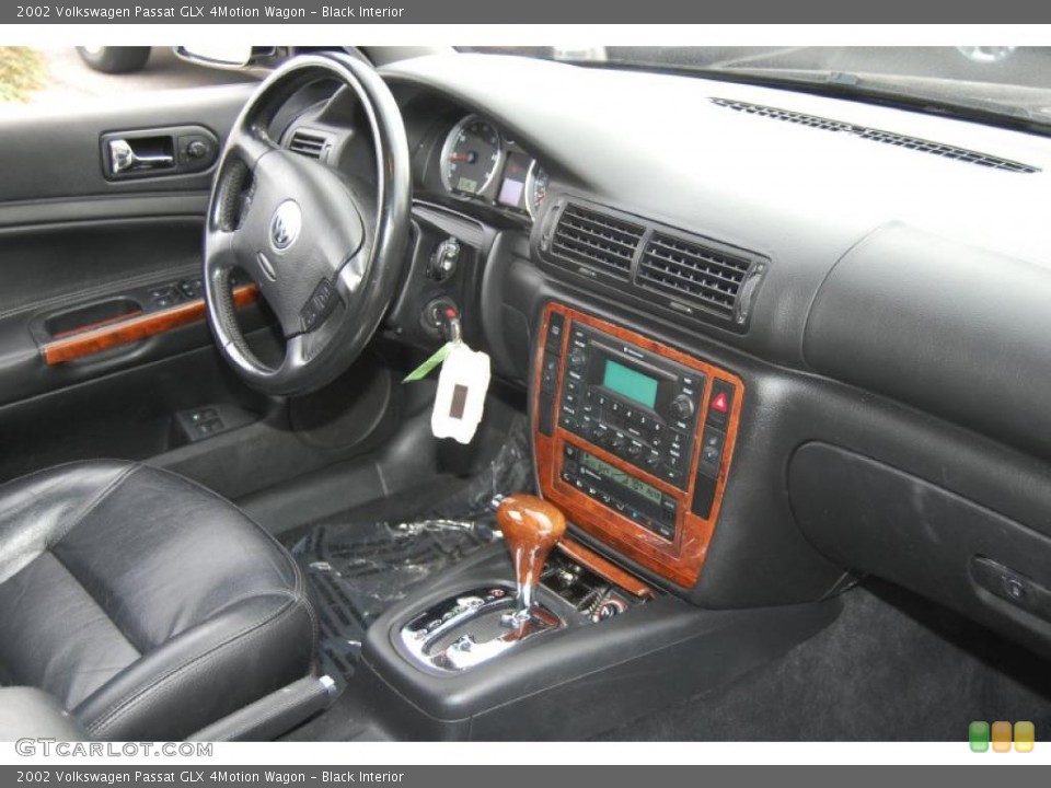 Black Interior Dashboard for the 2002 Volkswagen Passat GLX 4Motion Wagon #41866793