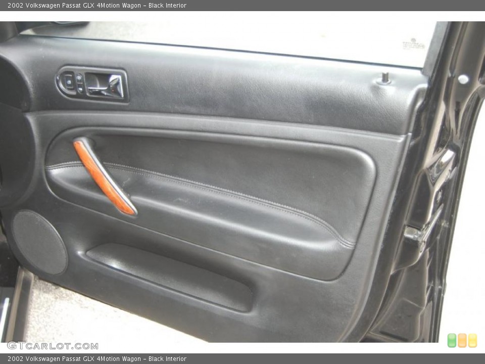 Black Interior Door Panel for the 2002 Volkswagen Passat GLX 4Motion Wagon #41866825