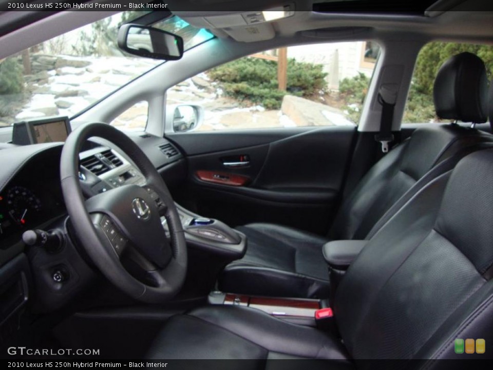 Black Interior Photo for the 2010 Lexus HS 250h Hybrid Premium #41867749