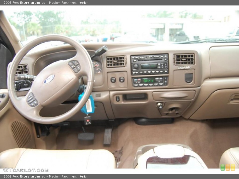 Medium Parchment Interior Dashboard for the 2003 Ford Excursion Limited #41868665