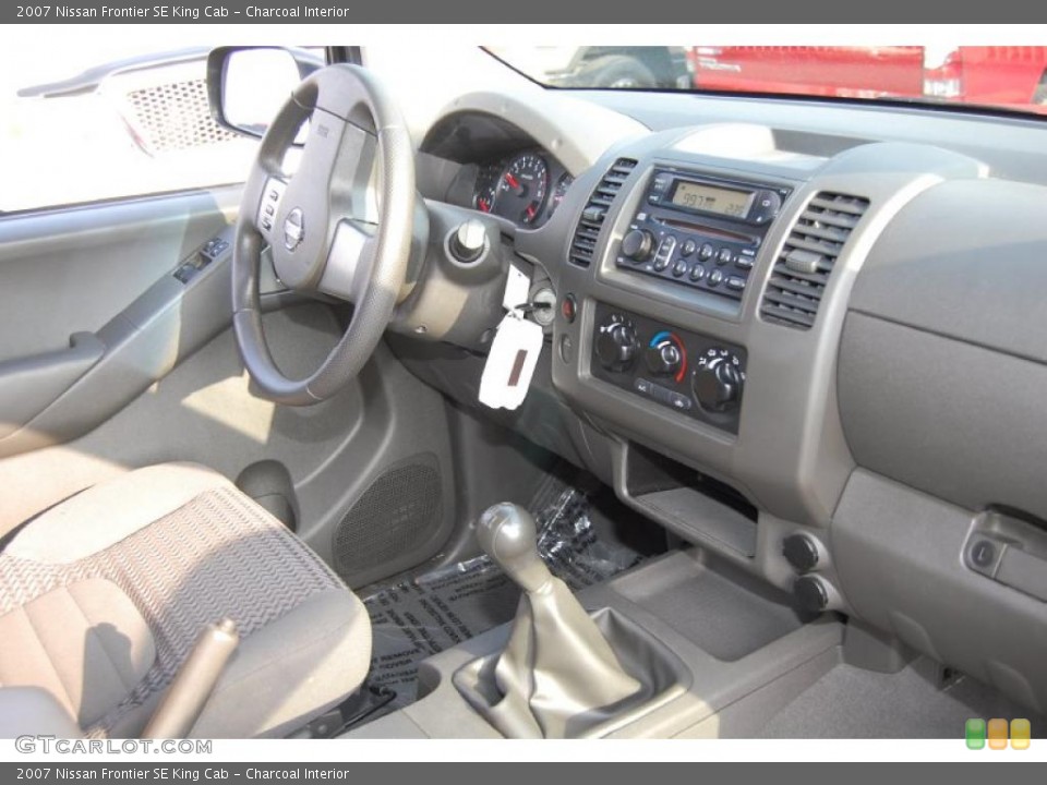 Charcoal Interior Dashboard for the 2007 Nissan Frontier SE King Cab #41869109