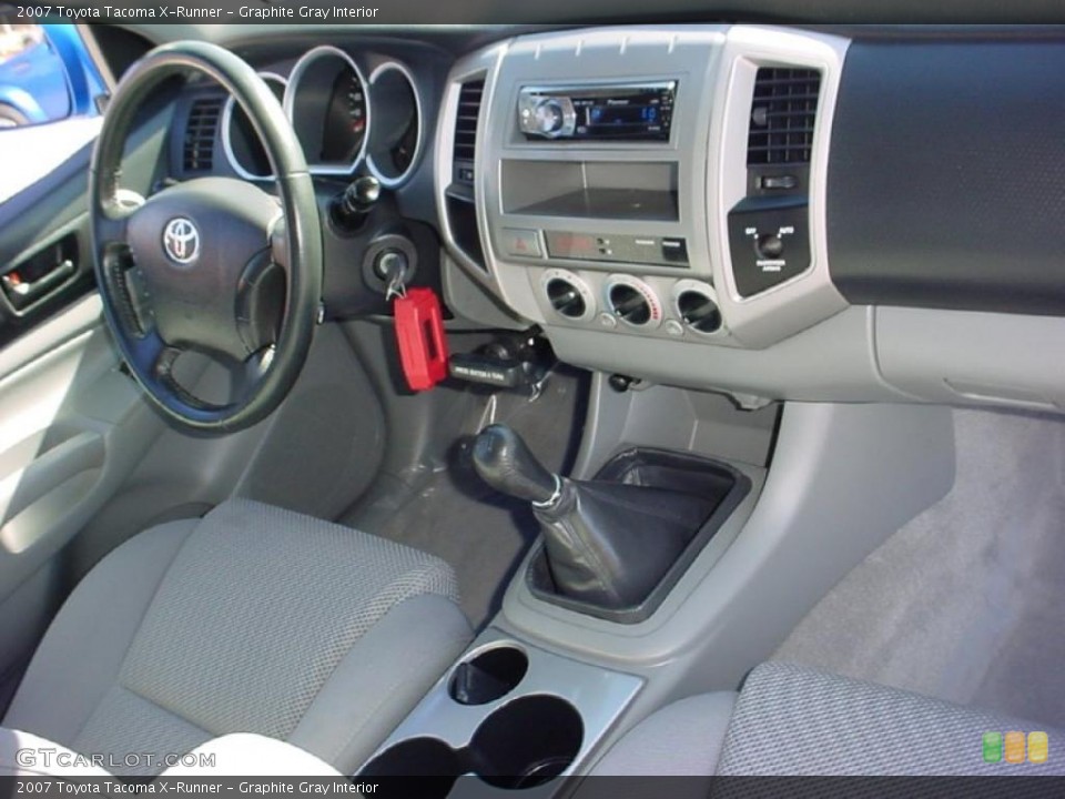 Graphite Gray Interior Dashboard for the 2007 Toyota Tacoma X-Runner #41870593