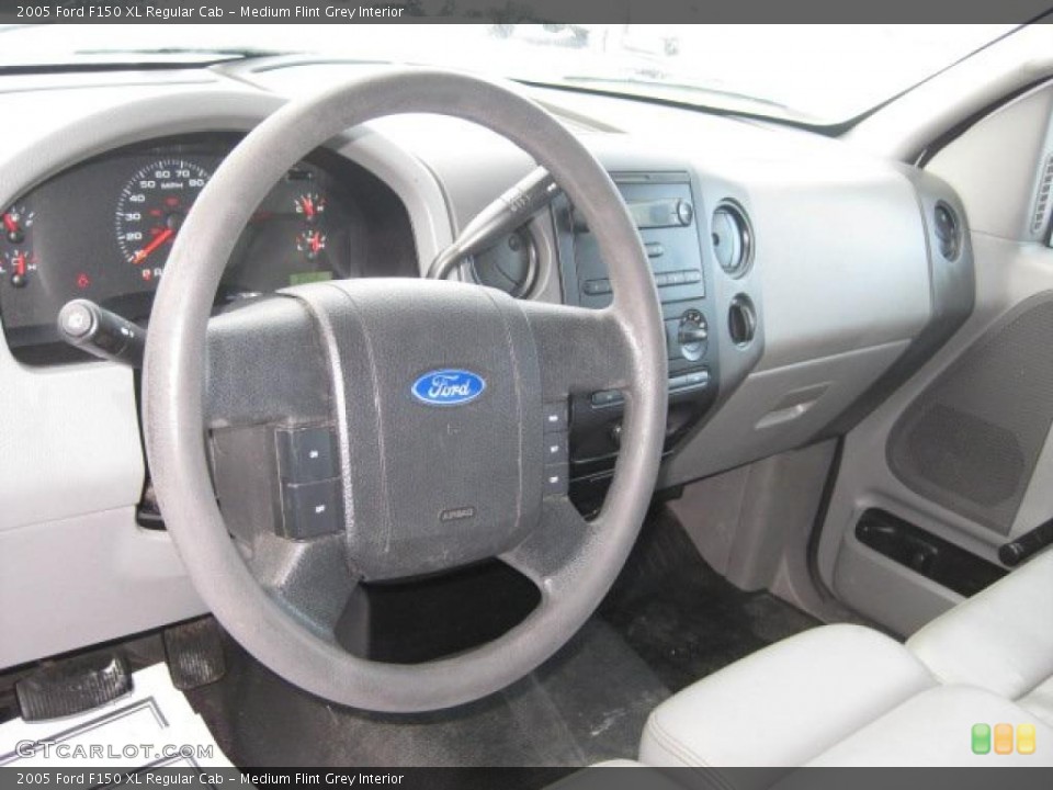 Medium Flint Grey Interior Dashboard for the 2005 Ford F150 XL Regular Cab #41873098