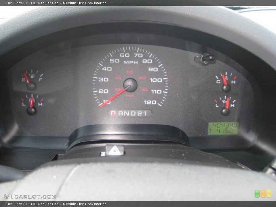 Medium Flint Grey Interior Gauges for the 2005 Ford F150 XL Regular Cab #41873454