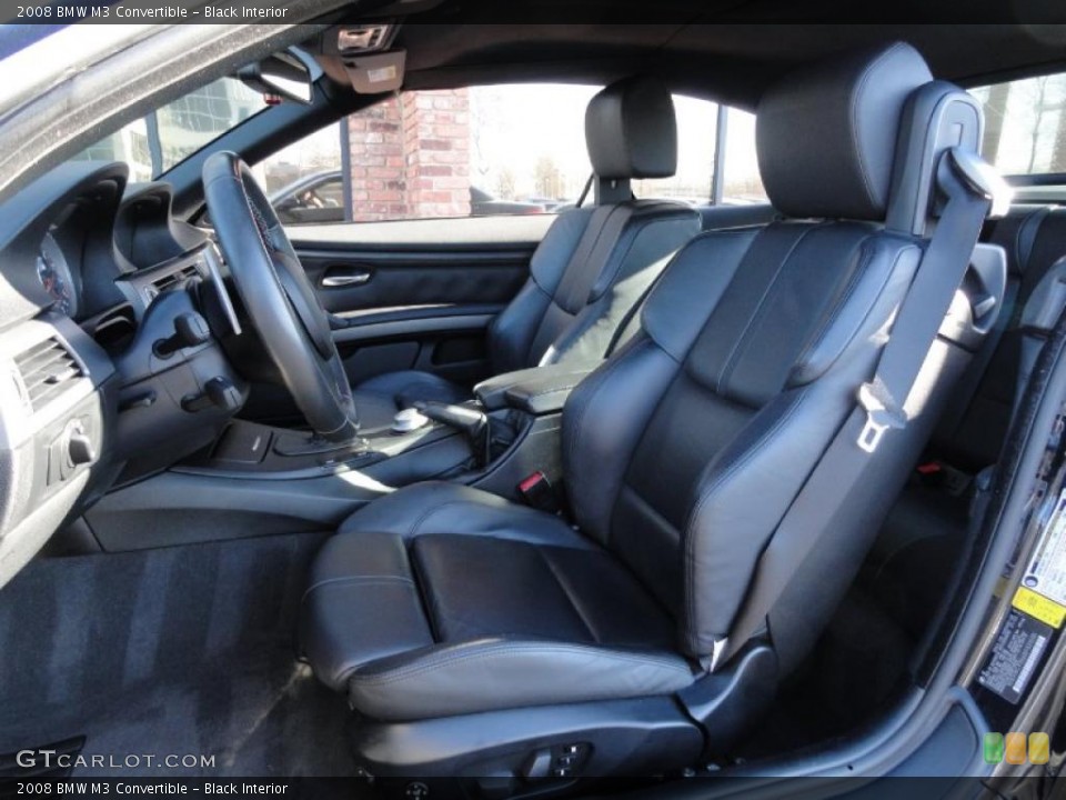 Black Interior Photo for the 2008 BMW M3 Convertible #41875914