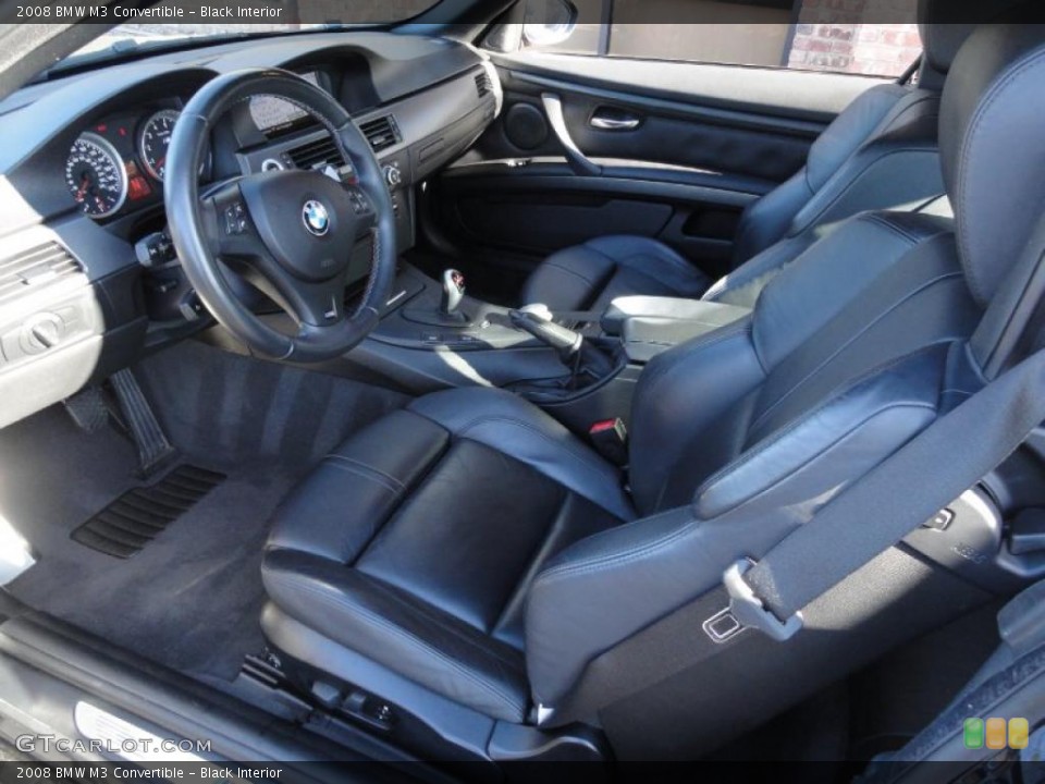 Black Interior Photo for the 2008 BMW M3 Convertible #41875930