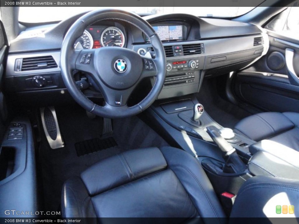 Black Interior Prime Interior for the 2008 BMW M3 Convertible #41875946