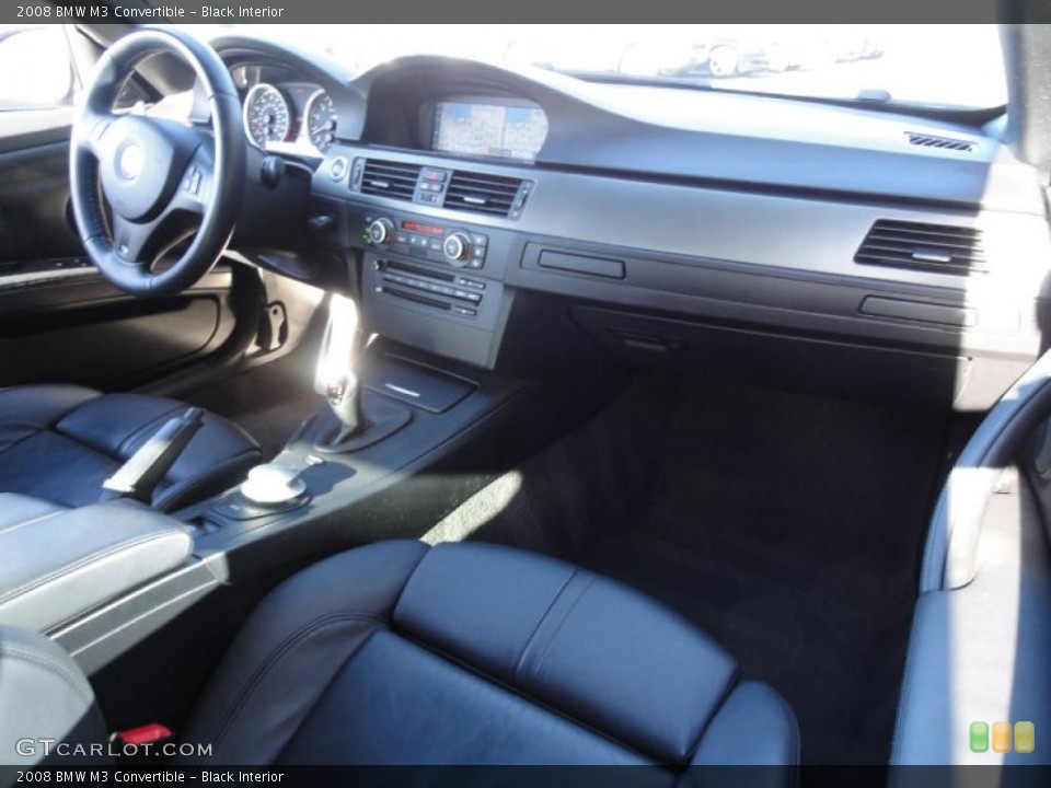 Black Interior Dashboard for the 2008 BMW M3 Convertible #41875962
