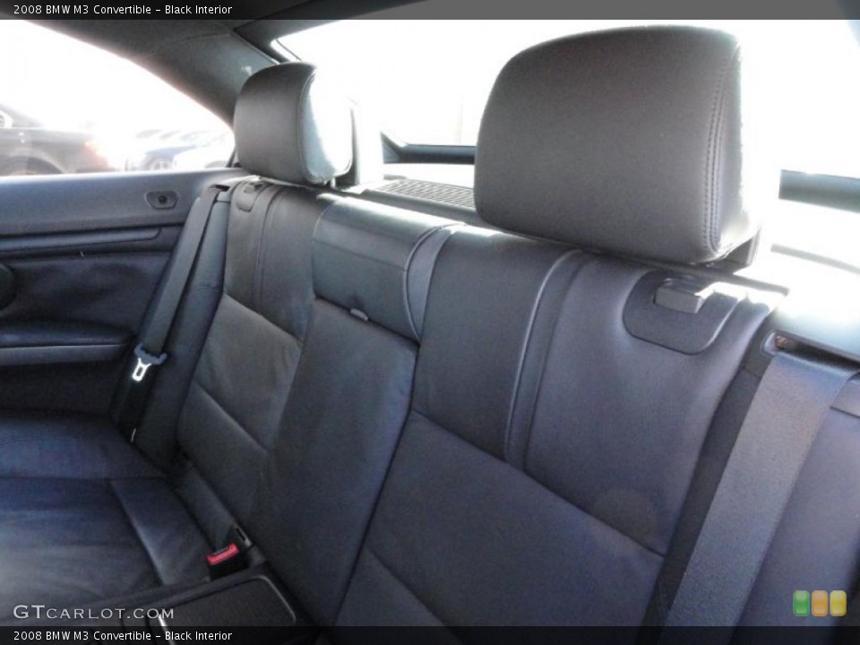 Black Interior Photo for the 2008 BMW M3 Convertible #41876010
