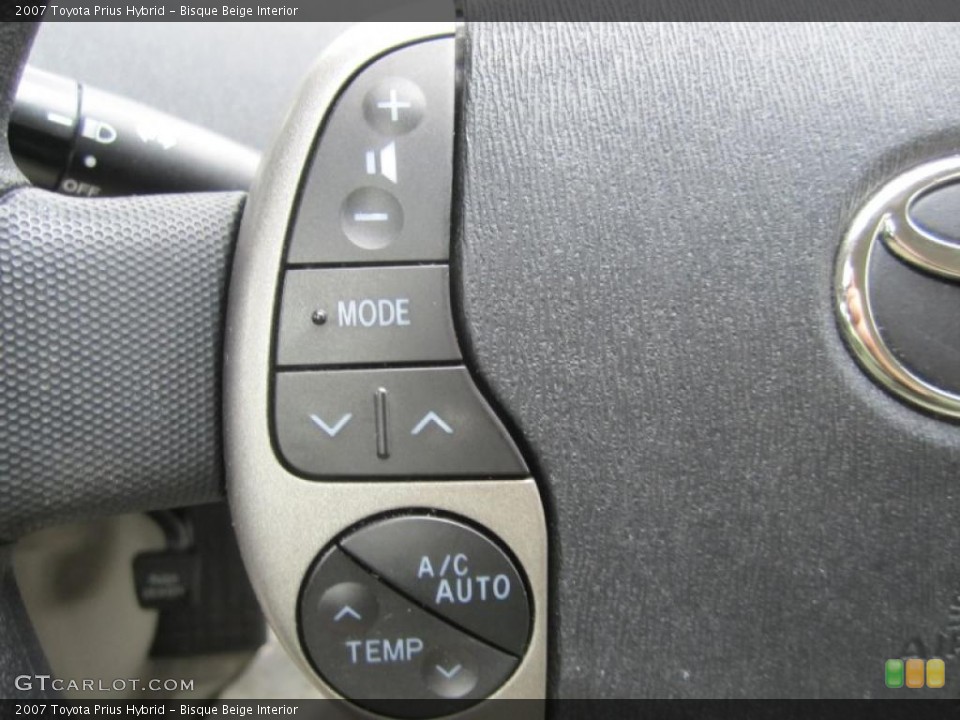 Bisque Beige Interior Controls for the 2007 Toyota Prius Hybrid #41876386