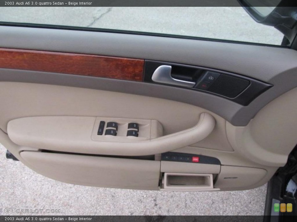 Beige Interior Door Panel for the 2003 Audi A6 3.0 quattro Sedan #41880982