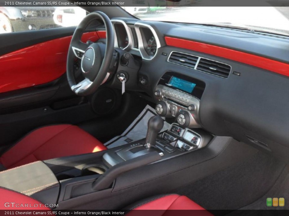 Inferno Orange/Black Interior Dashboard for the 2011 Chevrolet Camaro SS/RS Coupe #41883915
