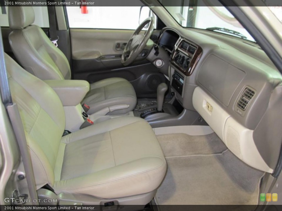 Tan Interior Photo for the 2001 Mitsubishi Montero Sport Limited #41885007