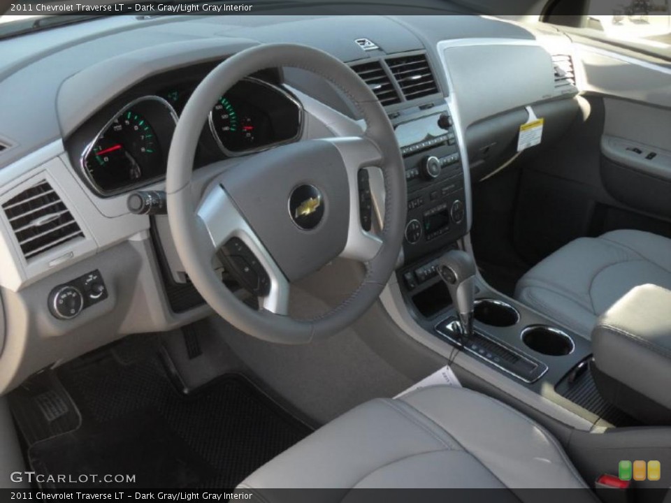 Dark Gray/Light Gray Interior Dashboard for the 2011 Chevrolet Traverse LT #41885556
