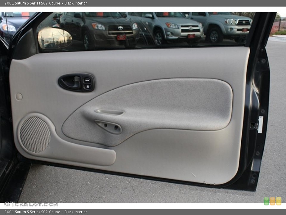 Black Interior Door Panel for the 2001 Saturn S Series SC2 Coupe #41887123