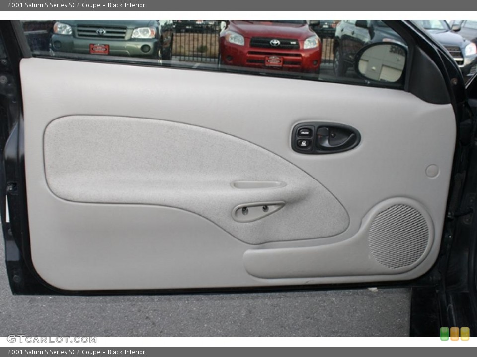 Black Interior Door Panel for the 2001 Saturn S Series SC2 Coupe #41887139