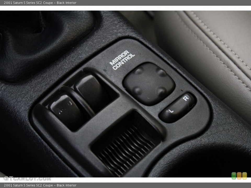 Black Interior Controls for the 2001 Saturn S Series SC2 Coupe #41887227