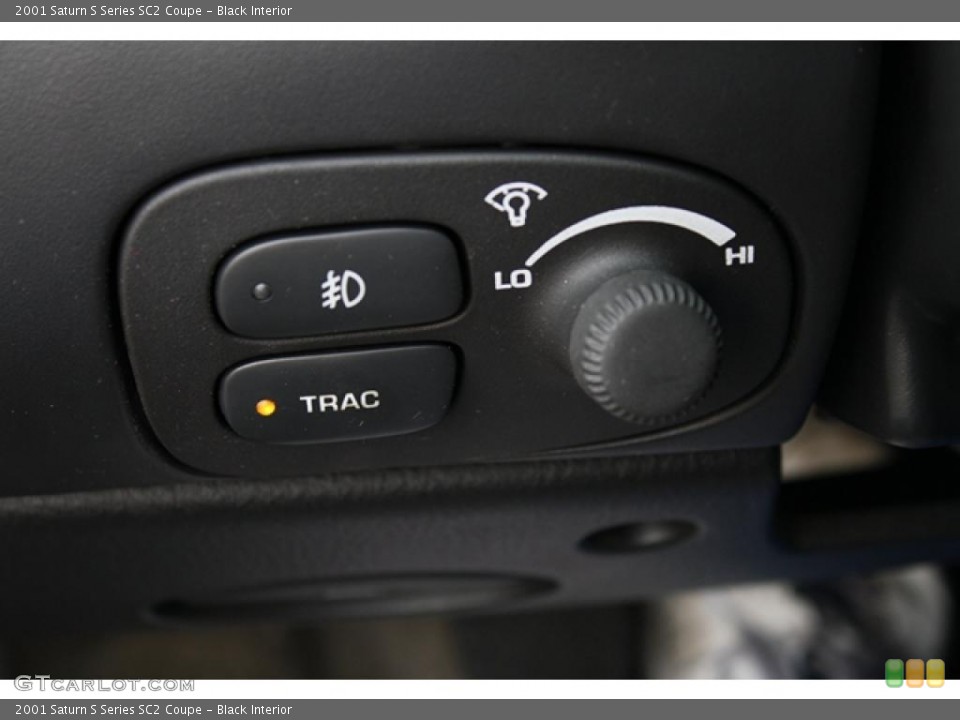 Black Interior Controls for the 2001 Saturn S Series SC2 Coupe #41887271
