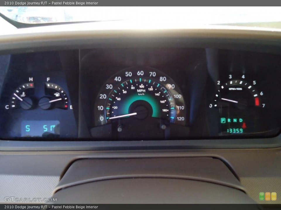 Pastel Pebble Beige Interior Gauges for the 2010 Dodge Journey R/T #41888810