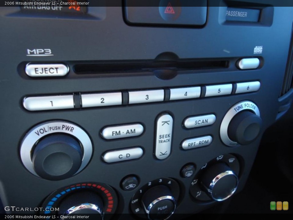 Charcoal Interior Controls for the 2006 Mitsubishi Endeavor LS #41889382