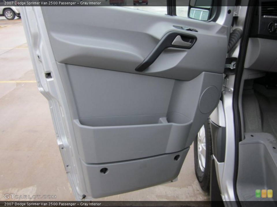 Gray Interior Door Panel for the 2007 Dodge Sprinter Van 2500 Passenger #41895300