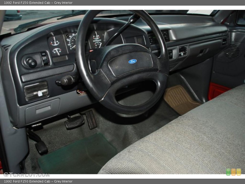 Grey Interior Prime Interior for the 1992 Ford F150 Extended Cab #41895996