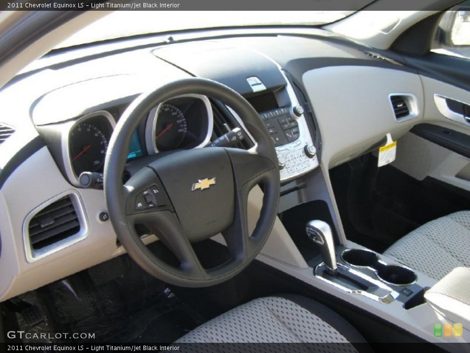 Light Titanium/Jet Black Interior Prime Interior for the 2011 Chevrolet Equinox LS #41896032