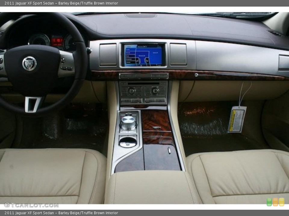 Barley Beige/Truffle Brown Interior Dashboard for the 2011 Jaguar XF Sport Sedan #41896432
