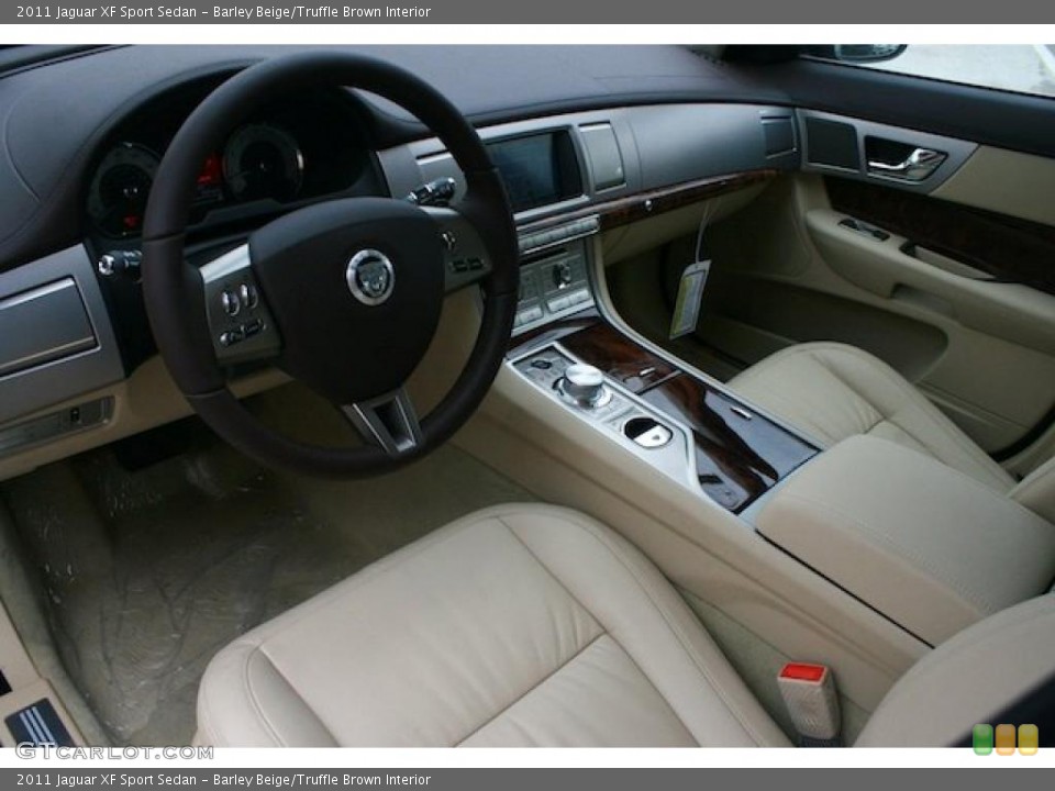 Barley Beige/Truffle Brown Interior Photo for the 2011 Jaguar XF Sport Sedan #41896544
