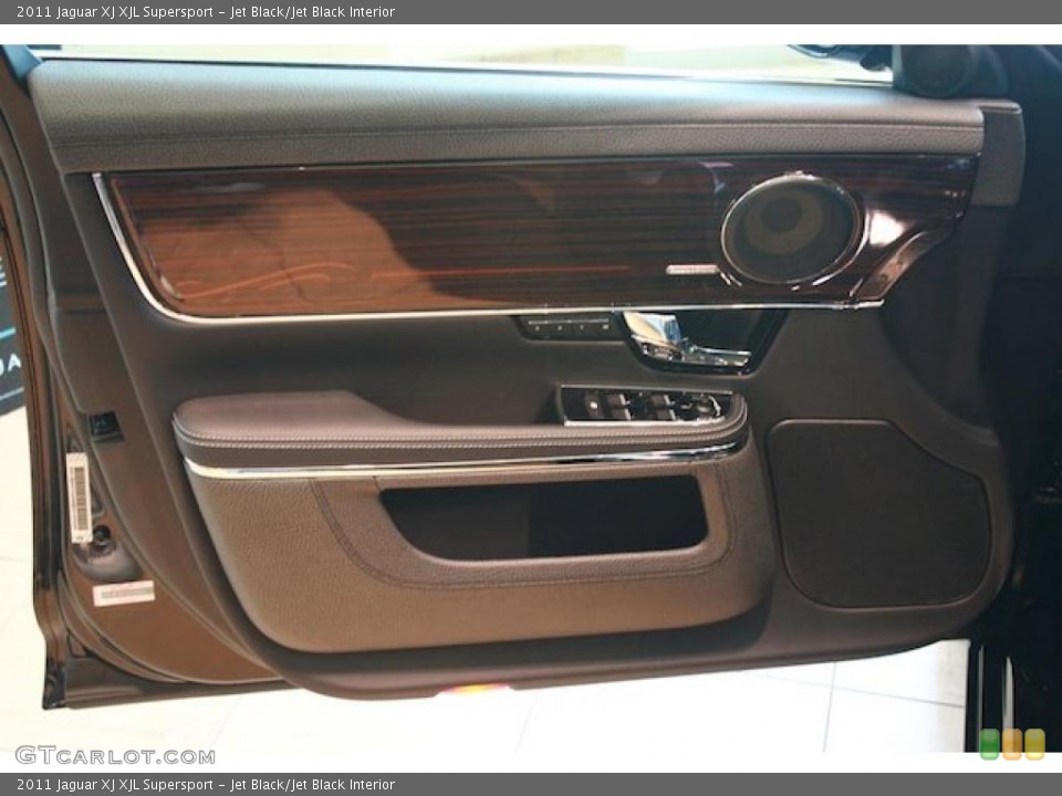Jet Black/Jet Black Interior Door Panel for the 2011 Jaguar XJ XJL Supersport #41896932
