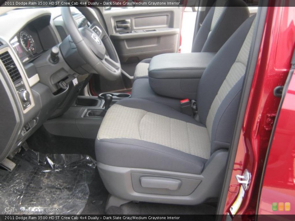 Dark Slate Gray/Medium Graystone Interior Photo for the 2011 Dodge Ram 3500 HD ST Crew Cab 4x4 Dually #41897172