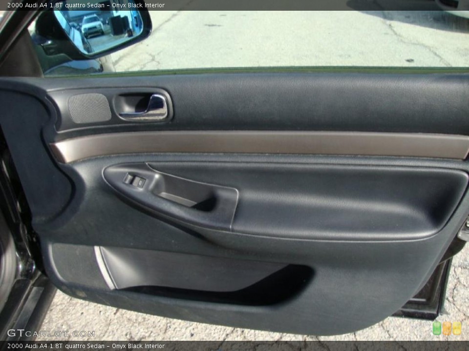 Onyx Black Interior Door Panel for the 2000 Audi A4 1.8T quattro Sedan #41897336