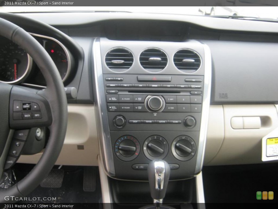 Sand Interior Controls for the 2011 Mazda CX-7 i Sport #41899132