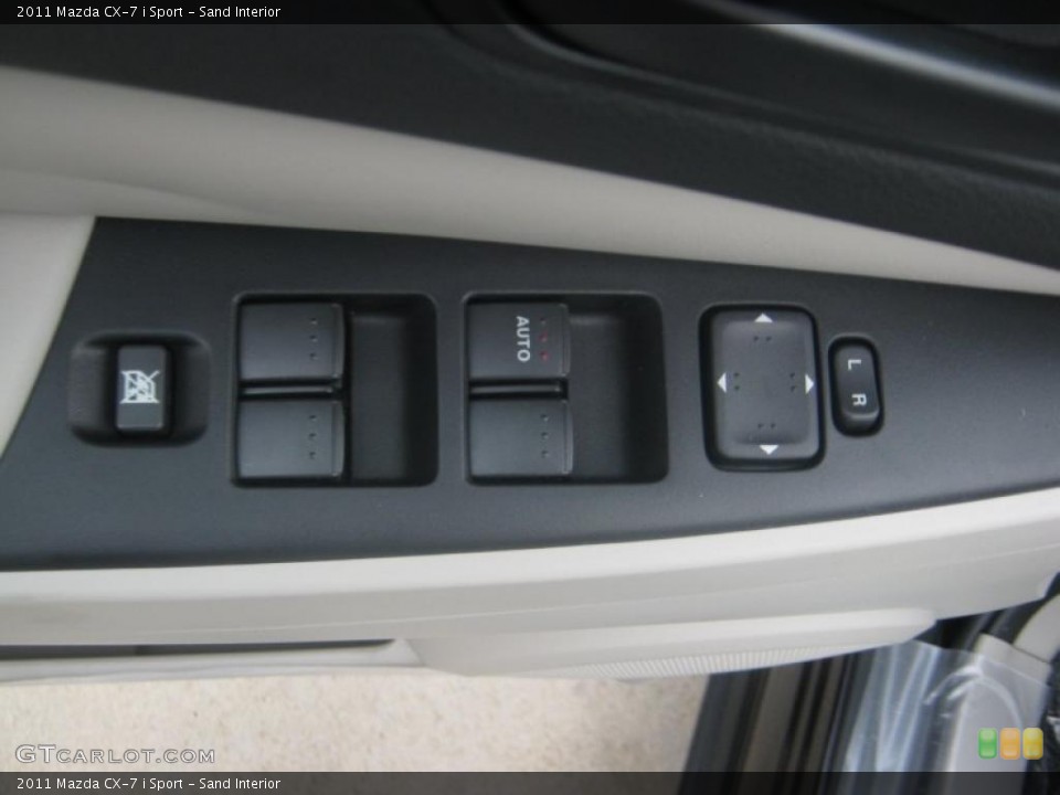 Sand Interior Controls for the 2011 Mazda CX-7 i Sport #41899240