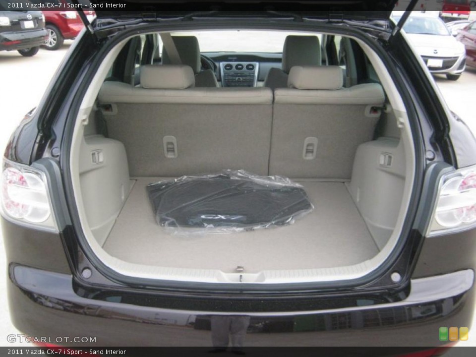 Sand Interior Trunk for the 2011 Mazda CX-7 i Sport #41899280