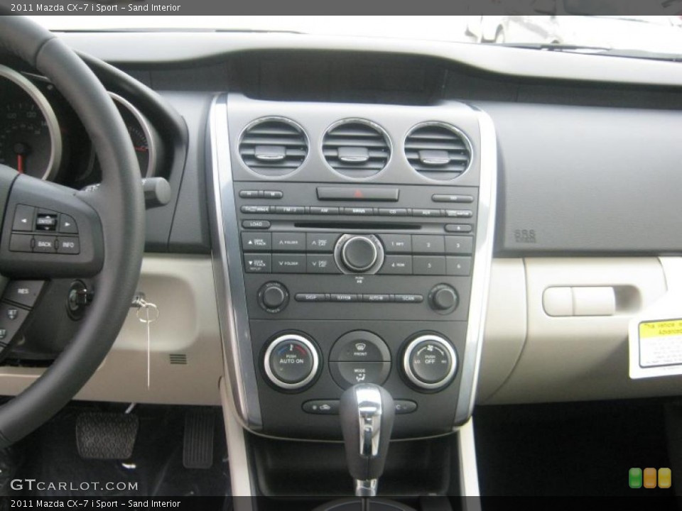 Sand Interior Controls for the 2011 Mazda CX-7 i Sport #41899504