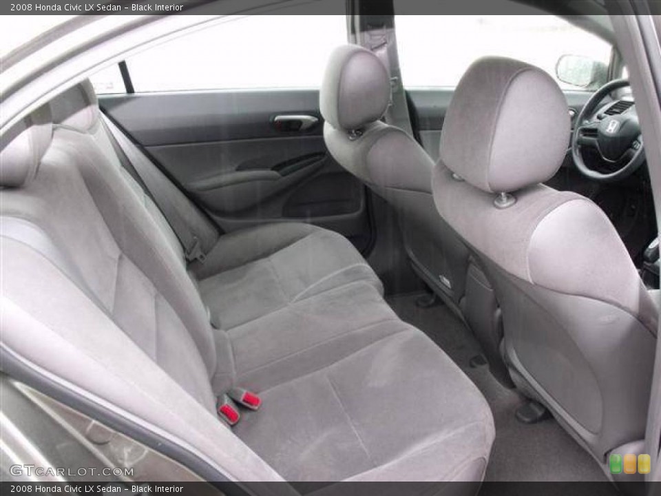 Black Interior Photo for the 2008 Honda Civic LX Sedan #41899672