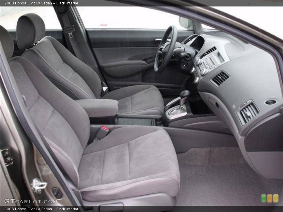Black Interior Photo for the 2008 Honda Civic LX Sedan #41899696